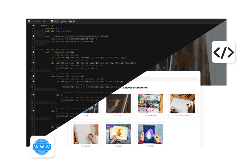 Creare, dezvoltare si intretinere de Site-uri web