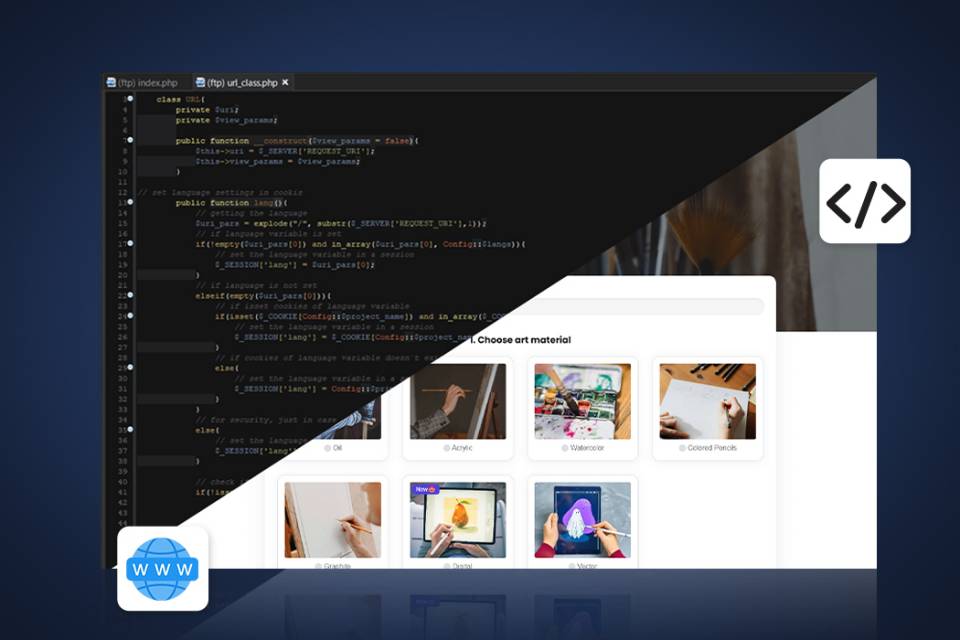 Creare și dezvoltare de design profesional de site-uri web și aplicații mobile.