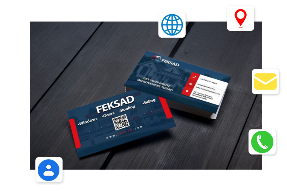 Creare, proiectare și dezvoltare cărți de vizită.